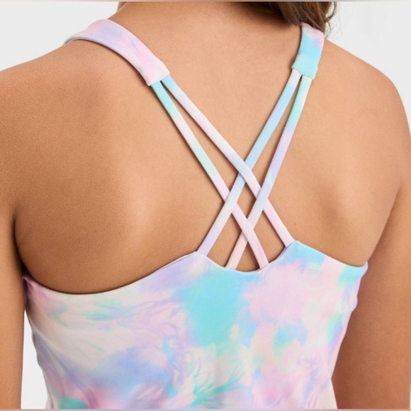 NWT All In Motion Girls Cropped Tank Top size XL / 14 - Picture 3 of 5